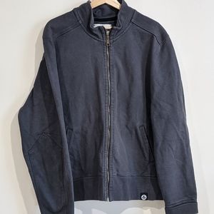 american giant classic moto full zip fleece jacket